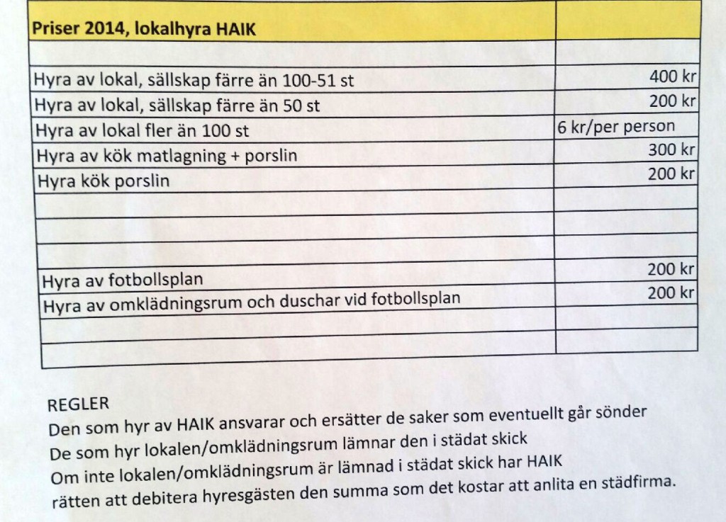 priser haik