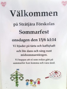 sommarfest förskolan